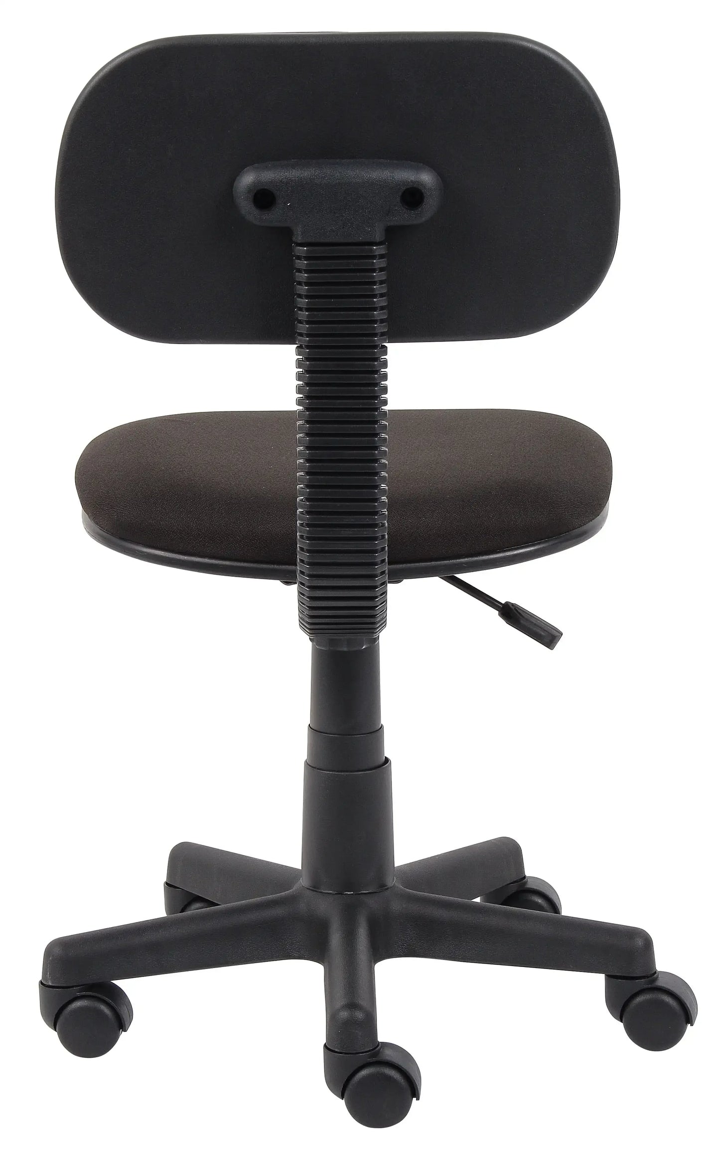 Adjustable Steno Task Office Chair, Ergonomic Design with One-Touch Height Adjustment, Black – 150 lbs Capacity