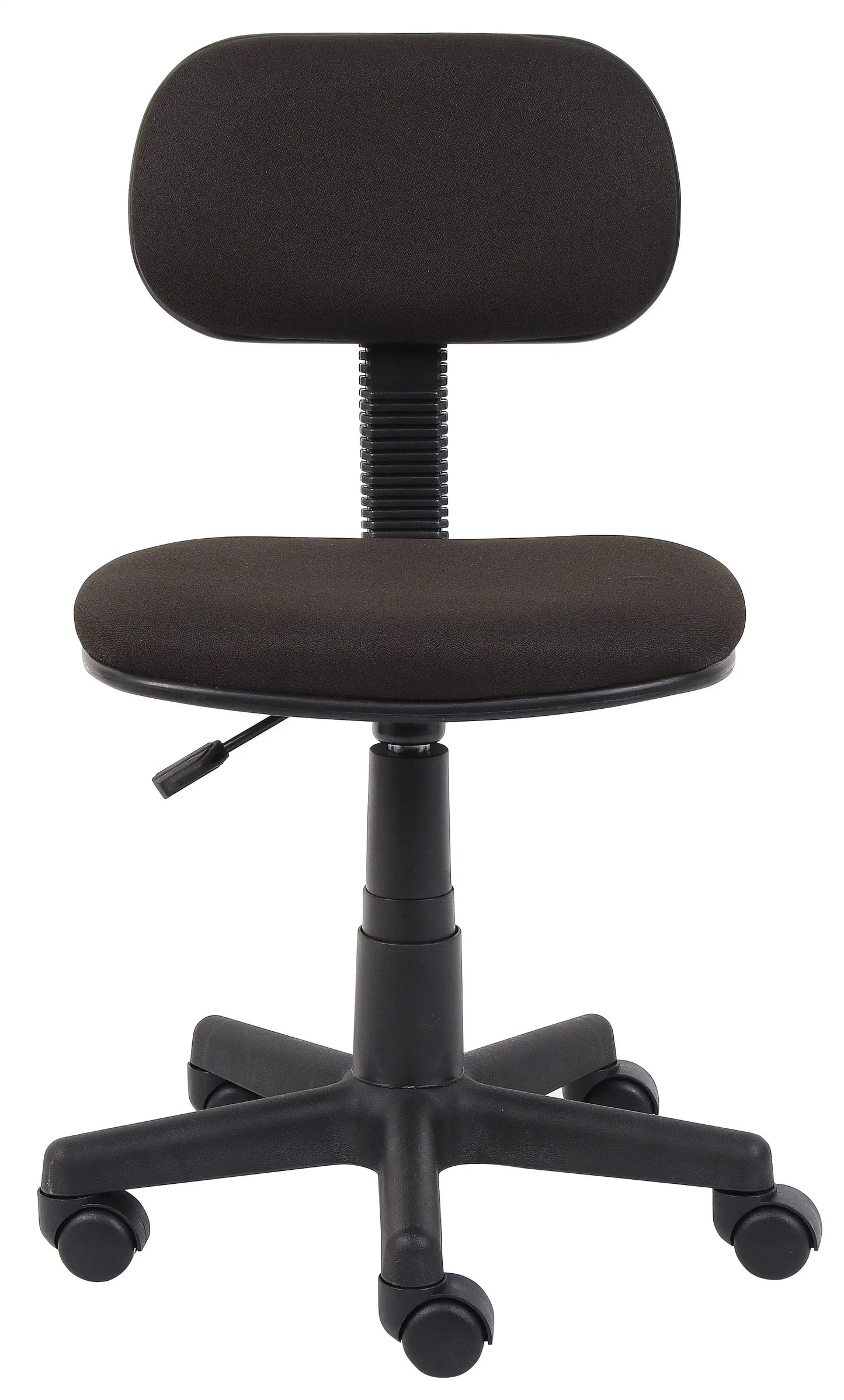 Adjustable Steno Task Office Chair, Ergonomic Design with One-Touch Height Adjustment, Black – 150 lbs Capacity