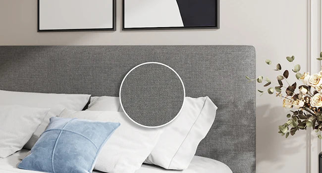 Adjustable Upholstered Bed Frame with Storage - Modern Style