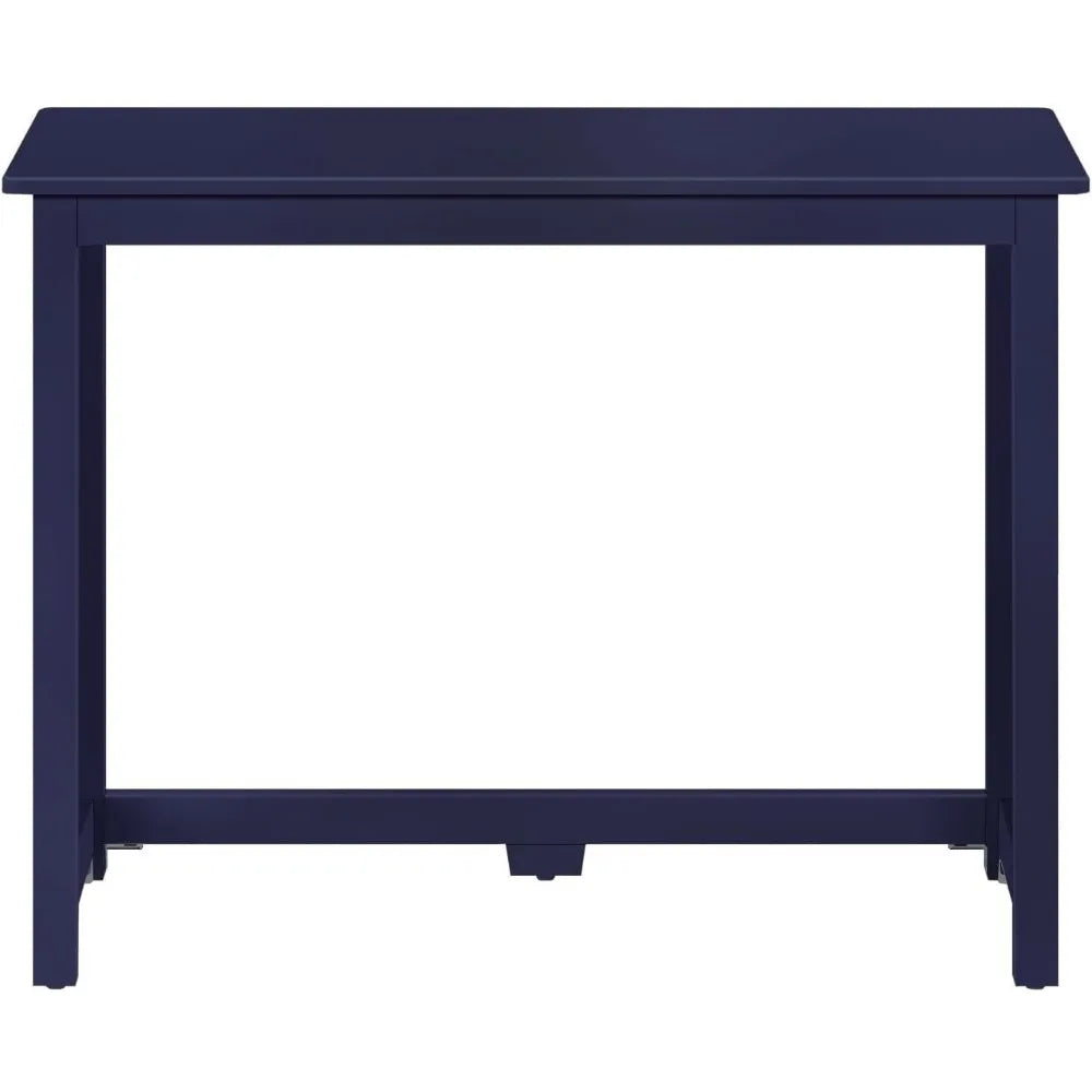 Modern Engineered Wood Study Desk with Solid Pine Frame