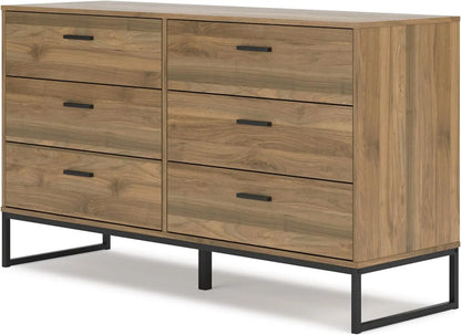 Mid-Century Modern Dresser - Industrial Chic Design for Bedroom Refresh