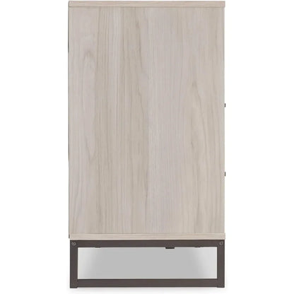 Modern Engineered Wood Dresser - Chic Storage Solution with Smooth-Gliding Drawers