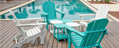 Folding Adirondack Chair - Stylish Outdoor Lounge Chair for Relaxation