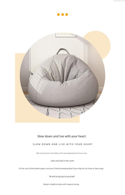 Bean Bag Balcony Bay Window Long-Sitting Small Apartment Bean Bag Sofa