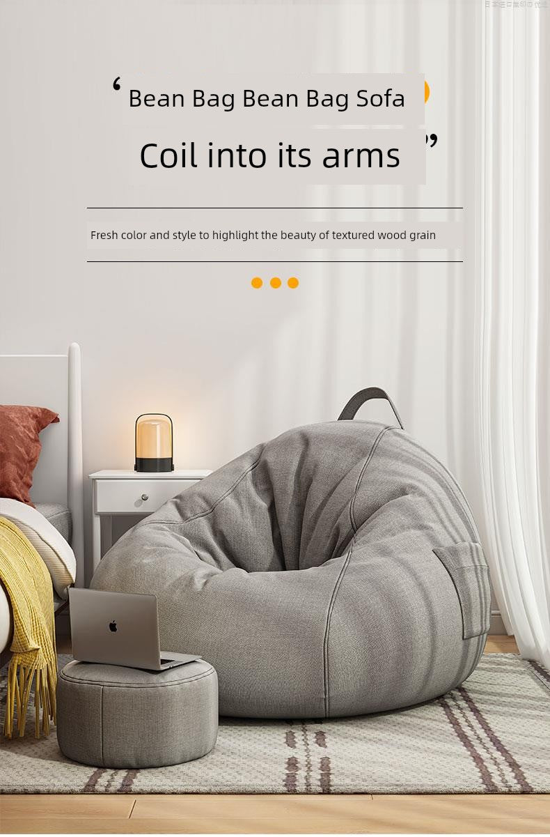 Bean Bag Balcony Bay Window Long-Sitting Small Apartment Bean Bag Sofa