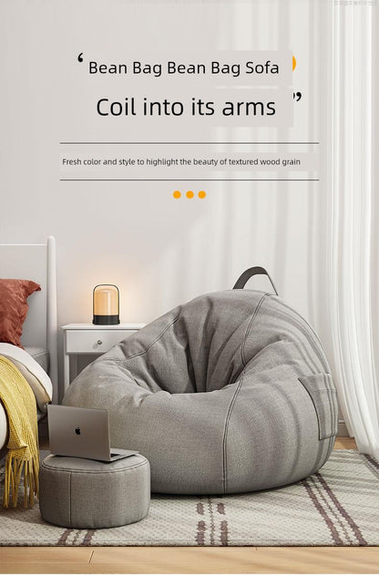 Bean Bag Balcony Bay Window Long-Sitting Small Apartment Bean Bag Sofa