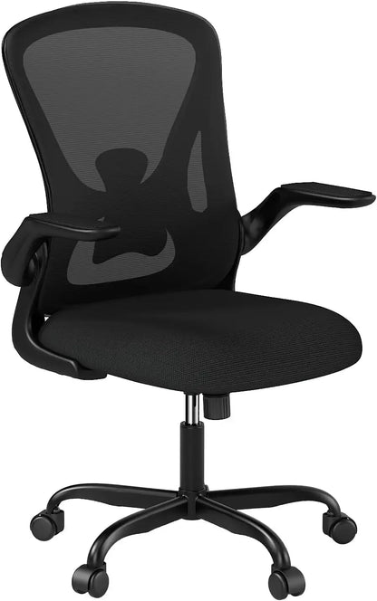 Ergonomic Mesh Desk Chair with Adjustable Armrests and Lumbar Support – XMSJ