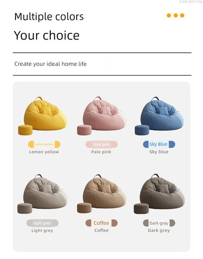 Bean Bag Balcony Bay Window Long-Sitting Small Apartment Bean Bag Sofa