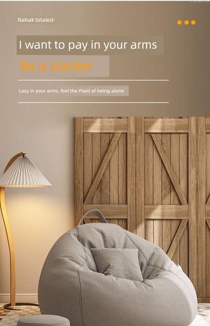 Bean Bag Balcony Bay Window Long-Sitting Small Apartment Bean Bag Sofa