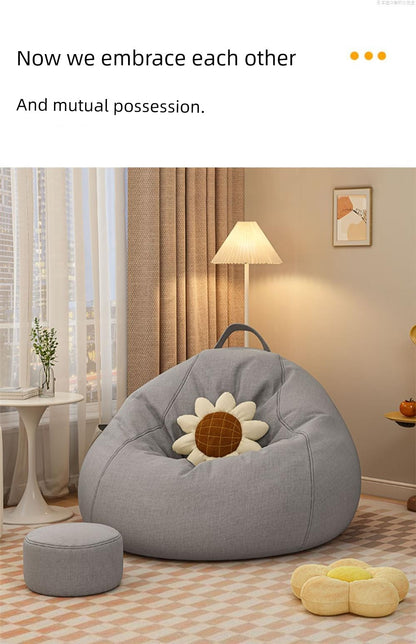 Bean Bag Balcony Bay Window Long-Sitting Small Apartment Bean Bag Sofa