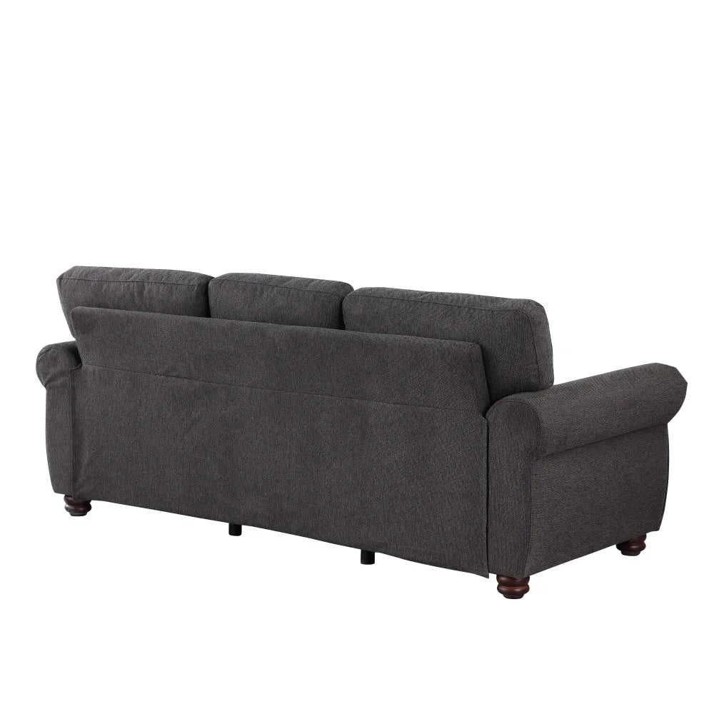 Modern U-Shaped Convertible Sofa Bed – Minimalist Design, High-Density Sponge, Durable Fabric