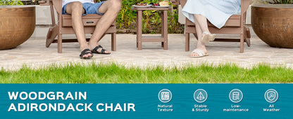 Folding Adirondack Chair - Stylish Outdoor Lounge Chair for Relaxation