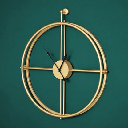 Minimalist Dome Wall Clock – Silent Metal Needle Display, Available in 50cm or 60cm Sizes