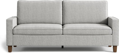 70" Modern Loveseat Sofa – Faux Linen Fabric with Adjustable Back Cushion, Pocketed Spring Seat, and 900lbs Weight Capacity