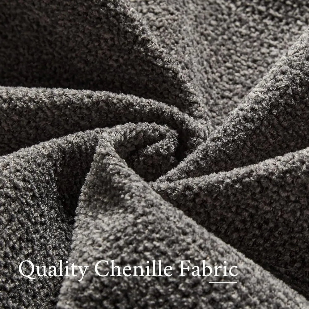 89" Modern 3-Seater Chenille Sofa – Spacious & Comfy Couch with Deep Seats, Wide Armrests, and Sturdy Construction, Easy Assembly