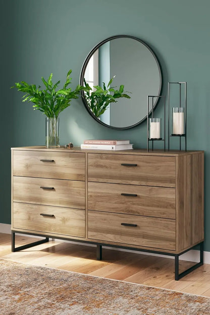 Mid-Century Modern Dresser - Industrial Chic Design for Bedroom Refresh